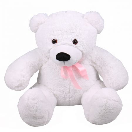 Teddy bear white 105 cm | make an order on UFL website