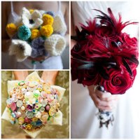 Alternative bridal bouquets ideas