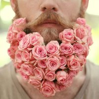Flowers and The Guy Beards: new male style